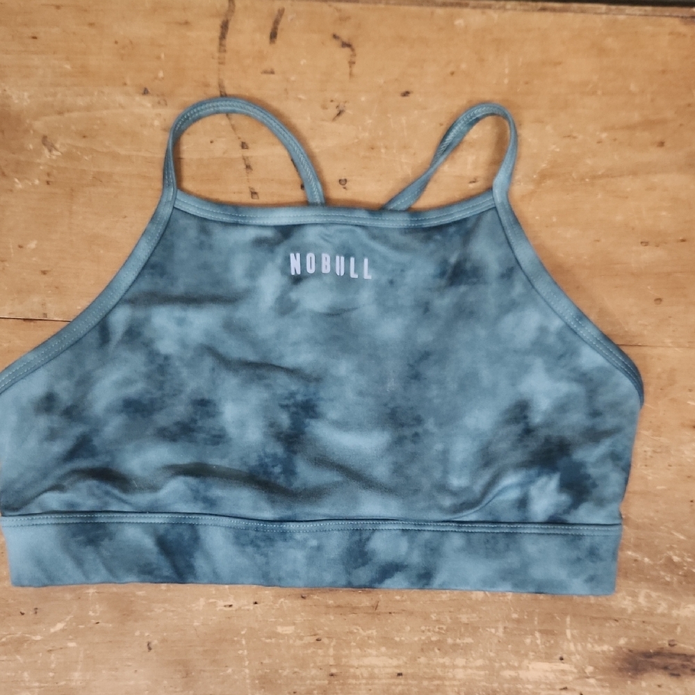 NOBULL Tie Die Green Women's Sports Bra
